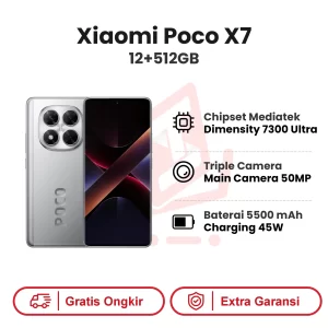 Xiaomi Poco X7 5G 12+512GB Garansi Resmi