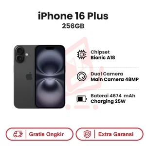 iPhone 16 Plus 256GB Garansi Resmi