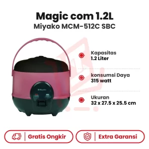 Magic Com 1.2L  Miyako MCM-512C SBC