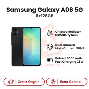 Samsung Galaxy A06 5G 6+128GB Garansi Resmi