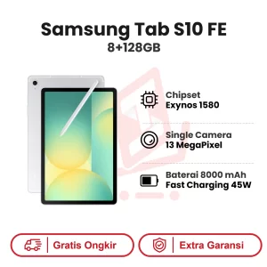 Samsung Galaxy Tab S10 FE 8+128GB WIFI Garansi Resmi