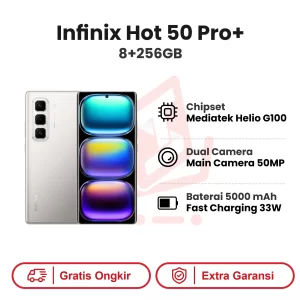 Infinix Hot 50 Pro+ 8+256GB Garansi Resmi