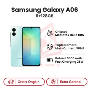 Samsung Galaxy A06 4G 6+128GB Garansi Resmi