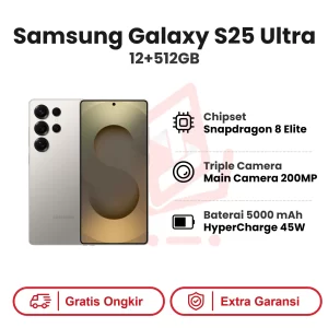 Samsung Galaxy S25 Ultra 5G 12+512GB Garansi Resmi