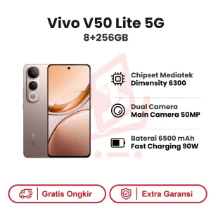Vivo V50 Lite 5G 8+256GB Garansi Resmi