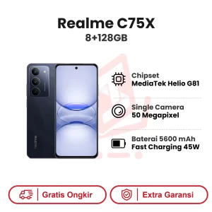 Realme C75X 8+128GB Garansi Resmi