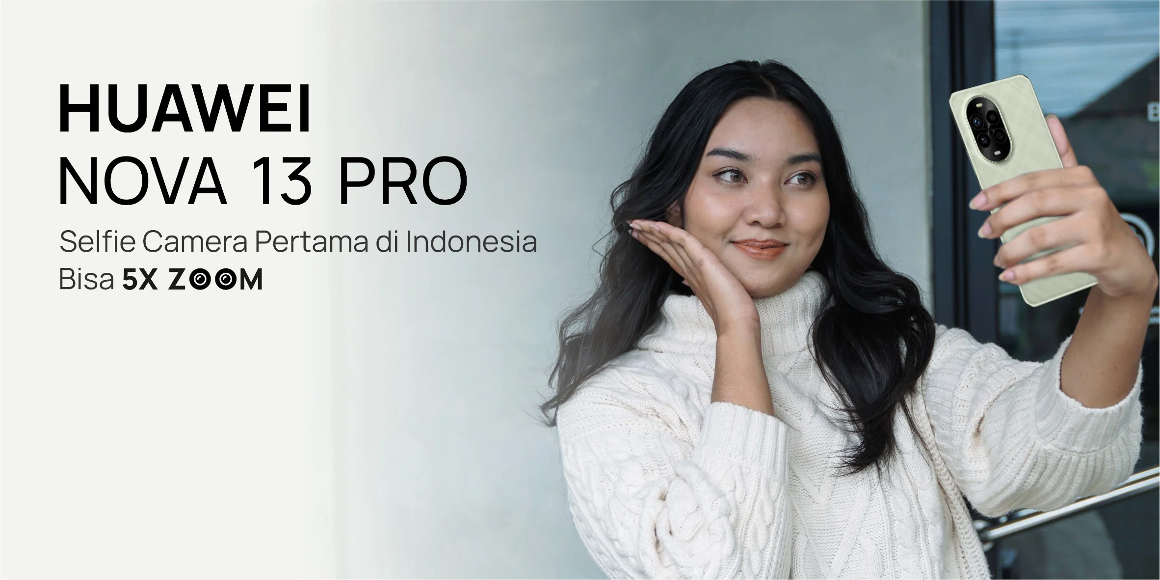 Huawei Nova 13 Pro: Selfie Bisa 5X Zoom, Pertama di Indonesia!