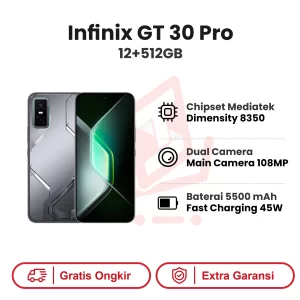 Infinix GT 30 Pro 12+512GB Garansi Resmi