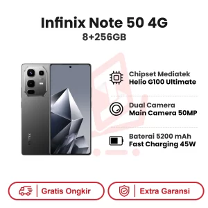 Infinix Note 50 4G 8+256GB Garansi Resmi