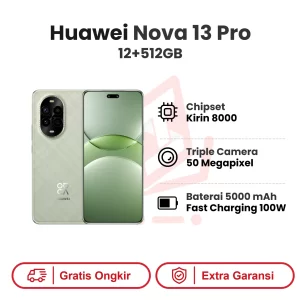 Huawei Nova 13 Pro 12+512GB Garansi Resmi