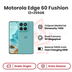 Motorola Edge 60 Fushion 12+256GB Garansi Resmi