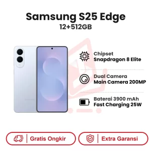 Samsung S25 Edge 12+512GB Garansi Resmi