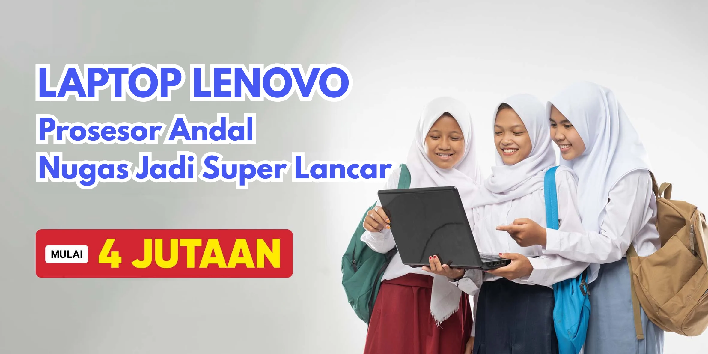 4 Laptop Lenovo Murah Buat Pelajar, Prosesornya Anti Lemot!