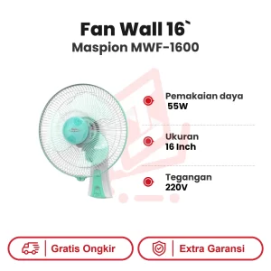 Fan Wall 16` Maspion MWF-1600