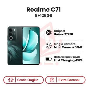 Realme C71 8+128GB Garansi Resmi