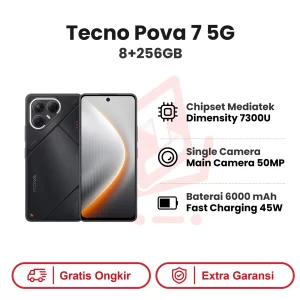 Tecno Pova 7 5G 8+256GB Garansi Resmi