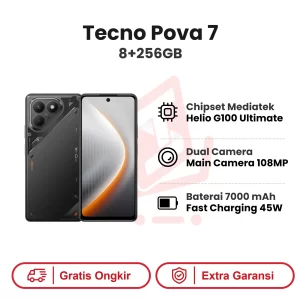 Tecno Pova 7 8+256GB Garansi Resmi