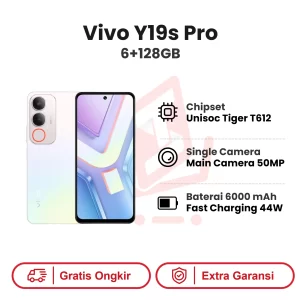 Vivo Y19s Pro 6+128GB Garansi Resmi