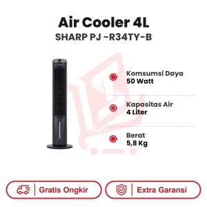Air Cooler 4L Sharp PJ-R34TY-B TOWER