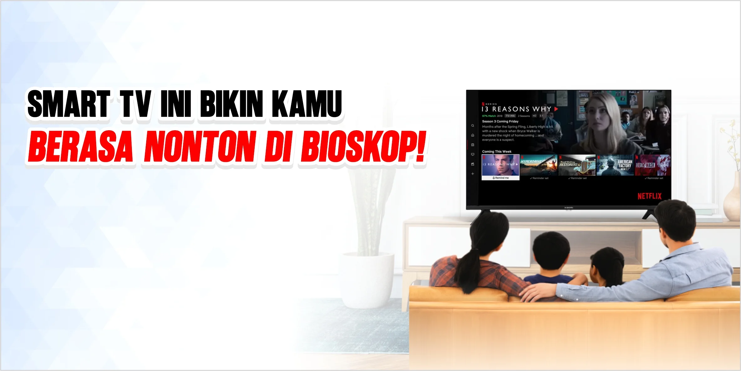 Rekomendasi Smart TV 32 Inch Murah Terbaik, Fiturnya Selengkap Ini!