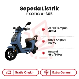 Sepeda Listrik Exotic X-665