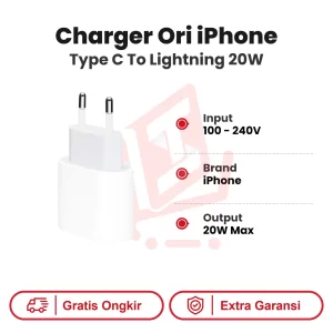 Charger Ori iPhone Type C To Lightning 20W