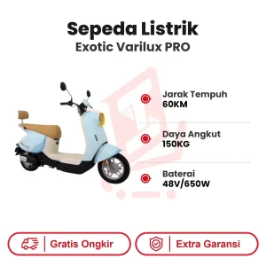Sepeda Listrik Exotic Varilux PRO