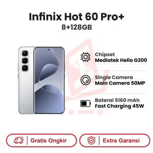 Infinix Hot 60 Pro+ 8+128GB Garansi Resmi