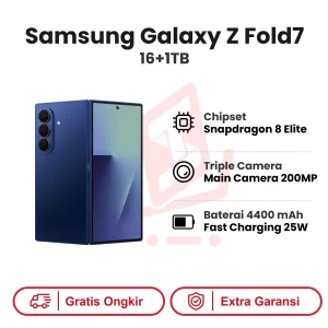 Samsung Galaxy Z Fold7 16+1TB Garansi Resmi