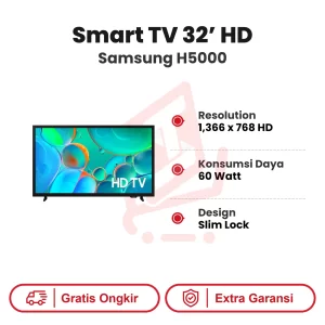 Smart TV 32' HD Samsung H5000F