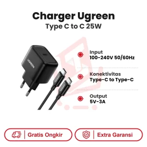 Charger Ugreen Type C to C PD 25W