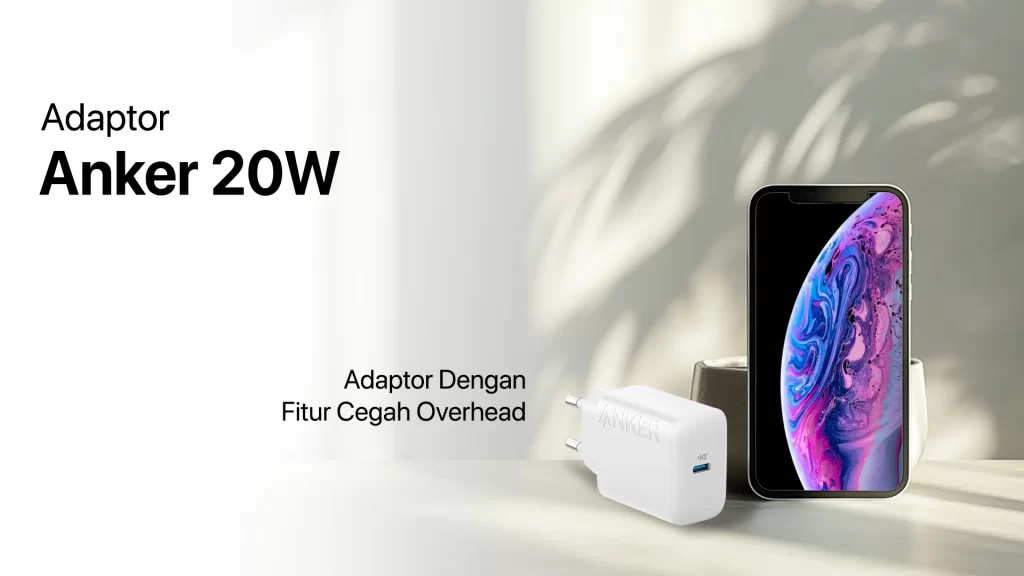 Adaptor iPhone Anker Type C 20W