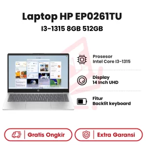 Laptop HP EP0261TU i3-1315 8GB 512GB WIN11