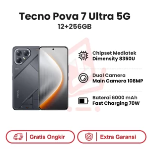 Tecno Pova 7 Ultra 5G 12+256GB Garansi Resmi