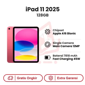 iPad 11 128GB 2025 Garansi Resmi