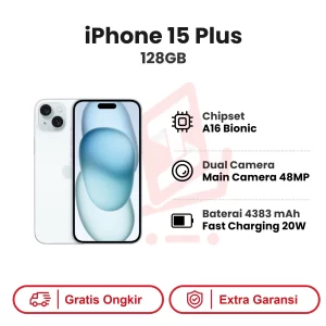 iPhone 15 Plus 128GB Garansi Resmi