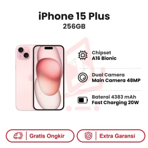 iPhone 15 Plus 256GB Garansi Resmi
