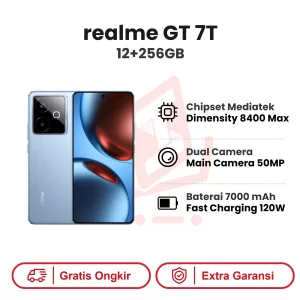 Realme GT 7T 12+256GB Garansi Resmi