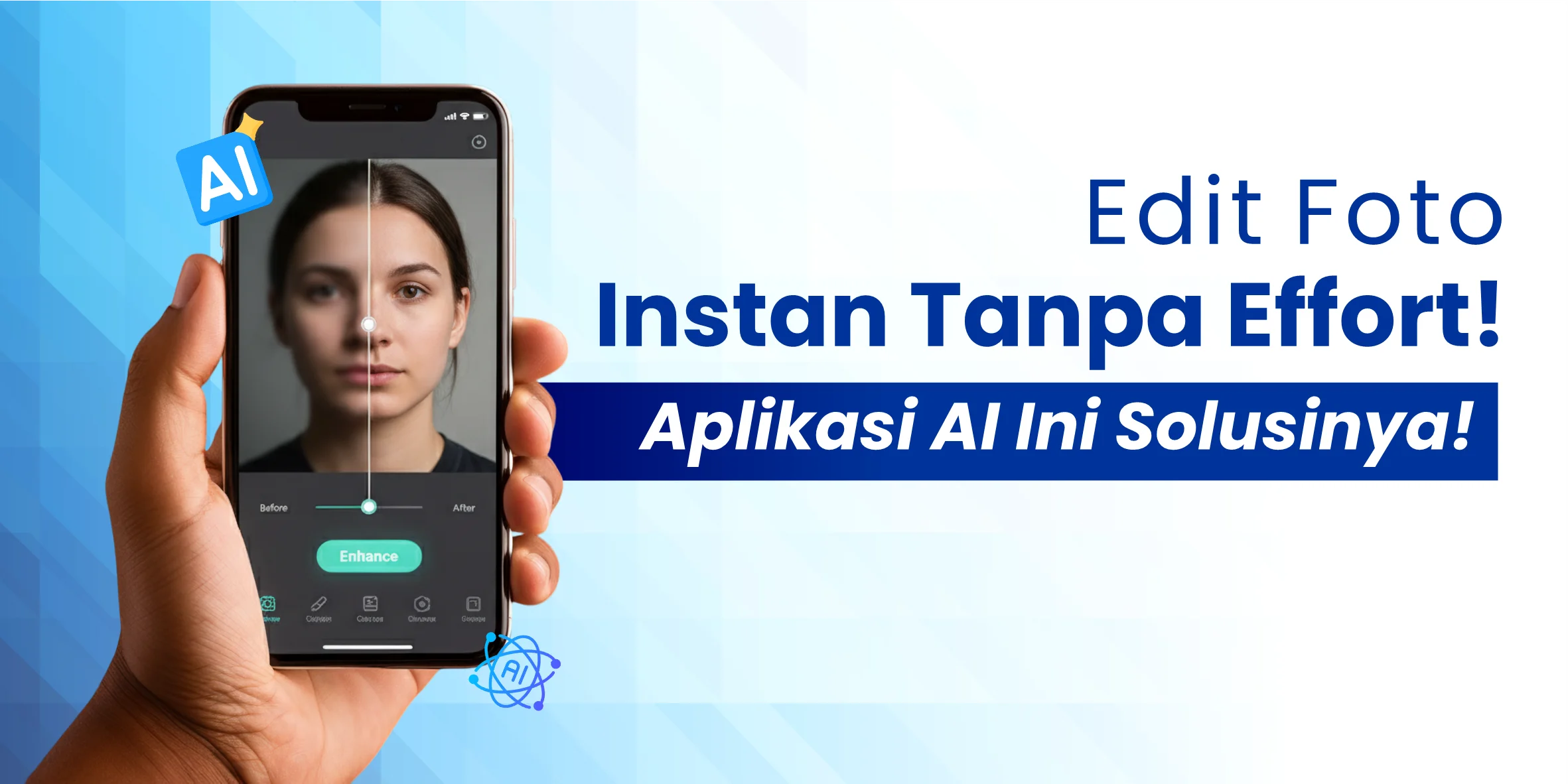 Foto Auto Flawless Kalau Pakai Aplikasi Edit Foto AI Gratis Ini!