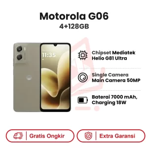 Motorola G06 4+128GB Garansi Resmi