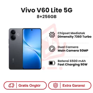 Vivo V60 Lite 5G 8+256GB Garansi Resmi