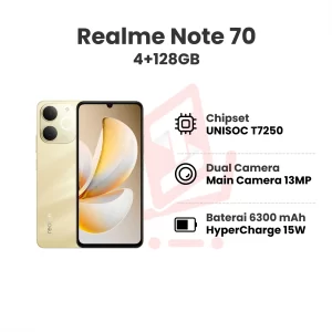 Realme Note 70 4+128GB Garansi Resmi