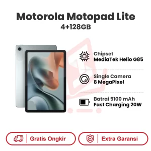 Motorola Motopad Lite 4+128GB Garansi Resmi