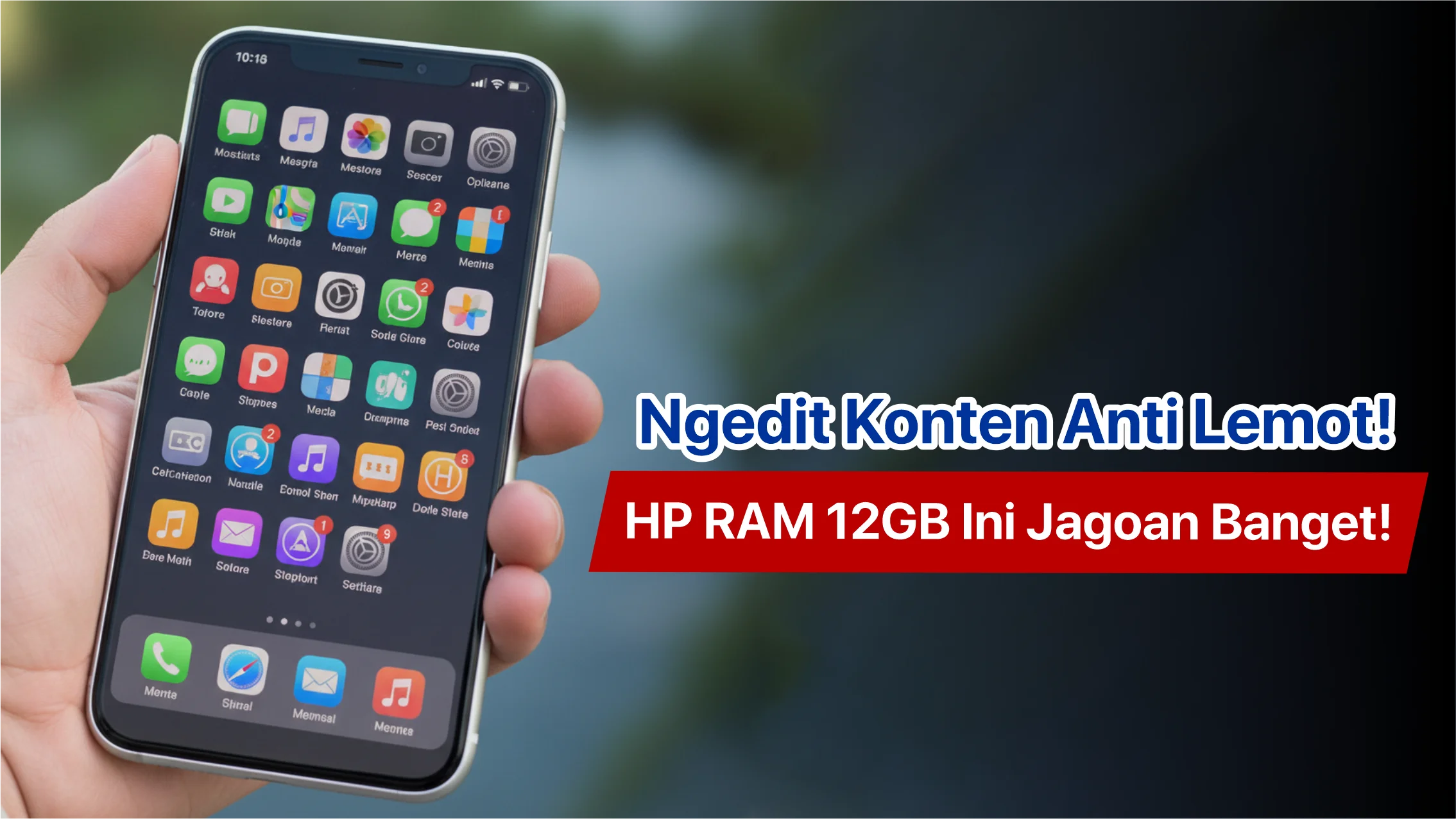 Anti Lelet, Anti Lag, HP RAM 12GB Ini Bikin Makin Puas Ngedit!