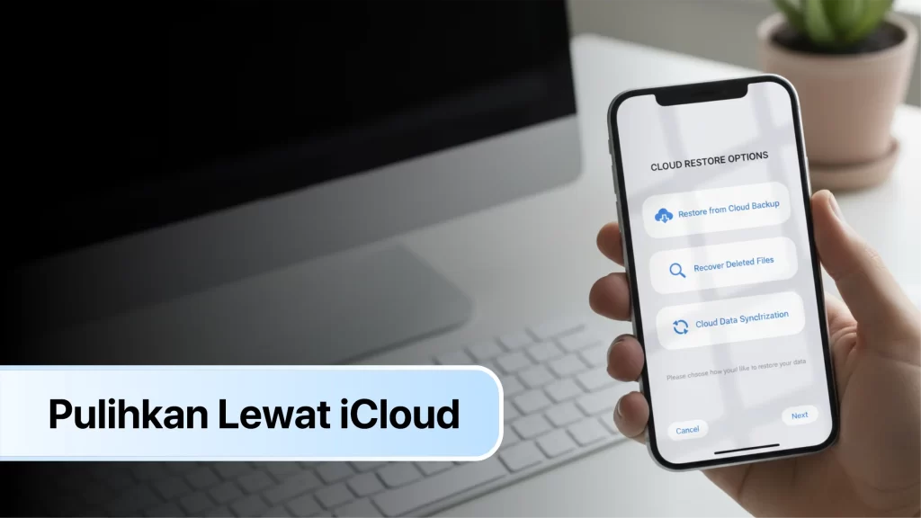 Pulihkan foto lewat iCloud