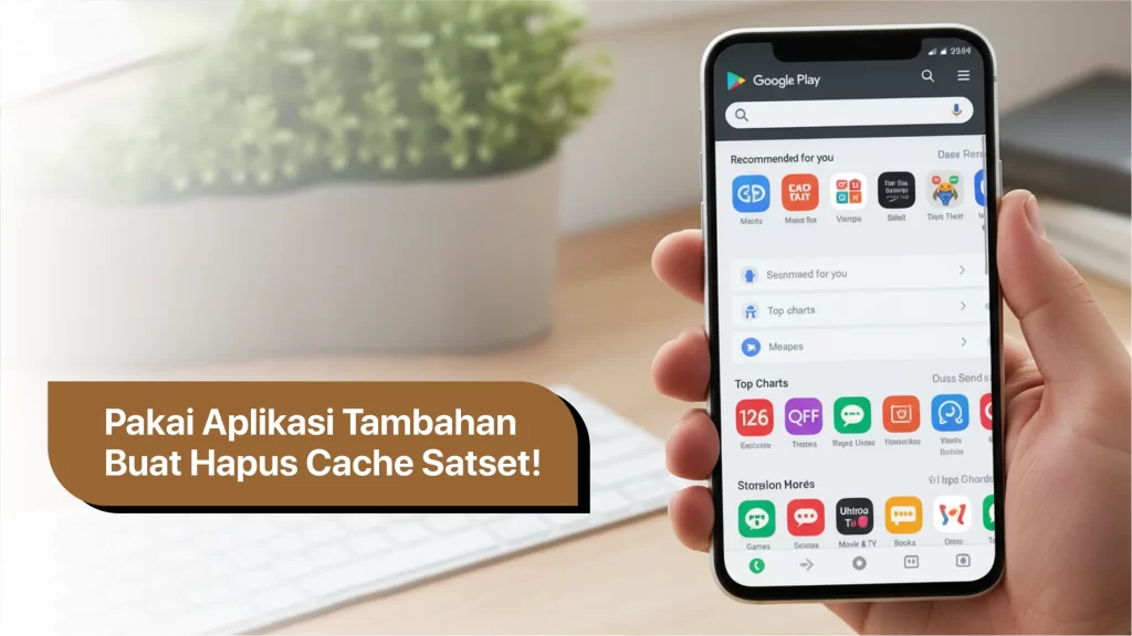 Hapus Cache Pakai Aplikasi Tambahan