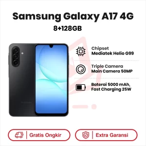 Samsung Galaxy A17 4G 8+128GB Garansi Resmi