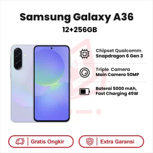 Samsung Galaxy A36 5G 12+256GB Garansi Resmi