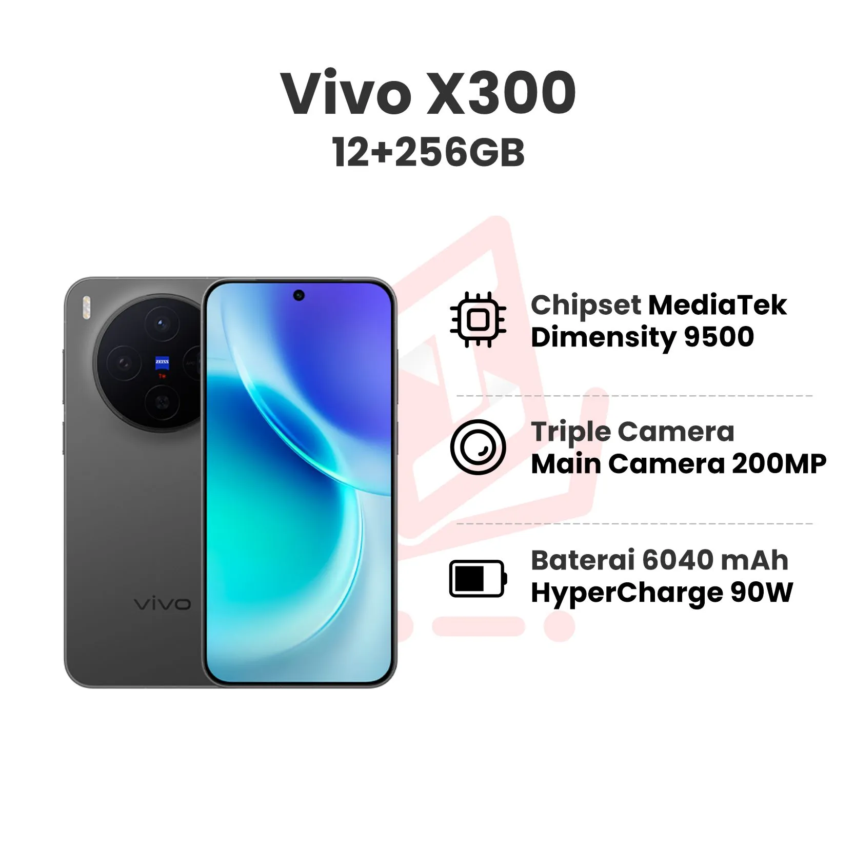 vivo x300 black 12256