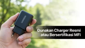 Gunakan Charger MFi dan Bersertifikat